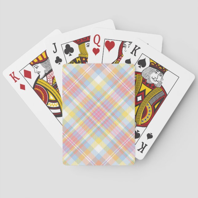 Baraja De Cartas Tapa de rayas de pasto (Reverso)