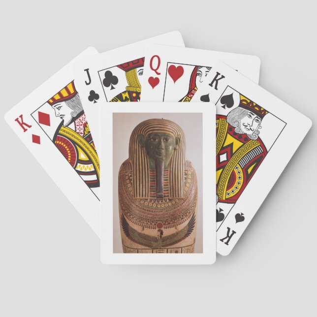 Baraja De Cartas Tapa externa del sarcófago de Psametik I (664-61 (Reverso)