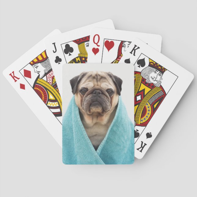 Baraja De Cartas Tapar una toalla (Reverso)