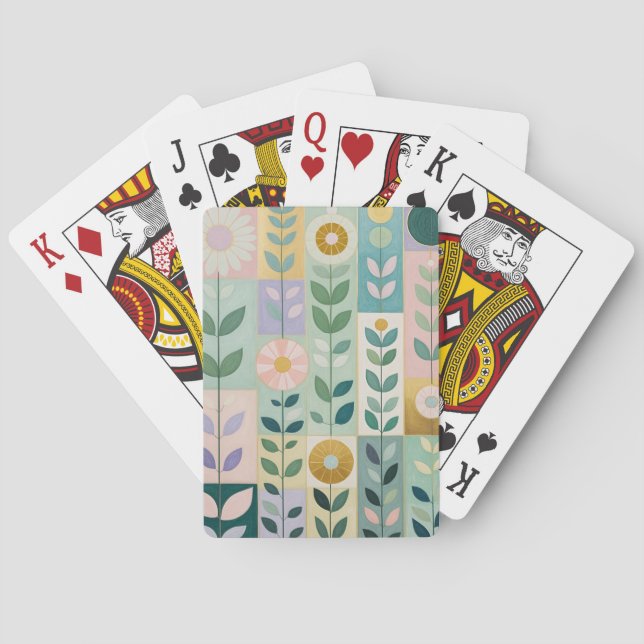 Baraja De Cartas Tapiz de pradera (Reverso)
