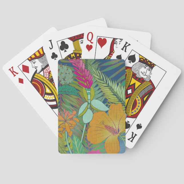 Baraja De Cartas Tapiz tropical II (Reverso)