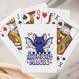 Baraja De Cartas Tapón de Halloween y tablero de cheques Retro Past