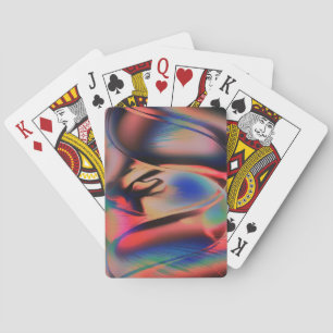 Baraja De Cartas Tarde artificial de última hora, de piel inflada
