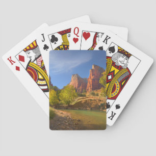 Baraja De Cartas Tarde En El Parque Nacional De Zion