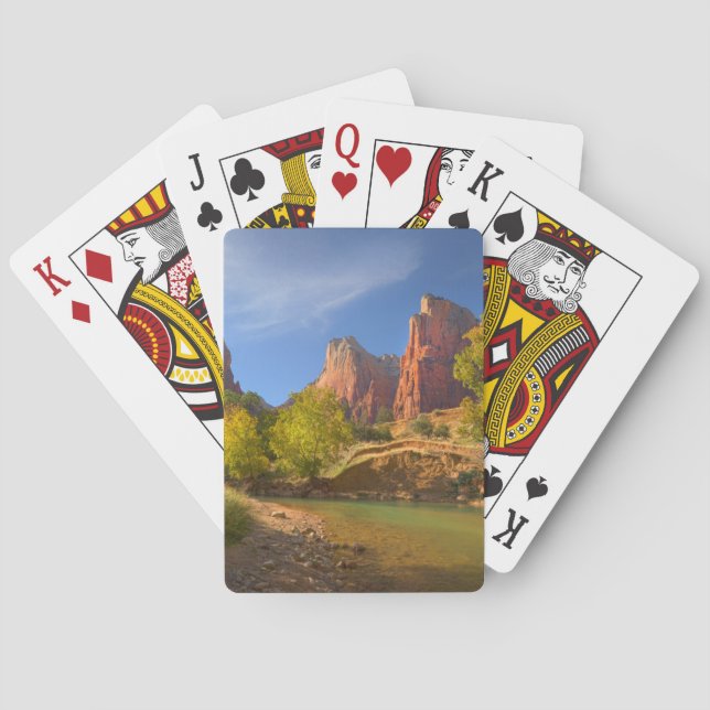Baraja De Cartas Tarde En El Parque Nacional De Zion (Reverso)