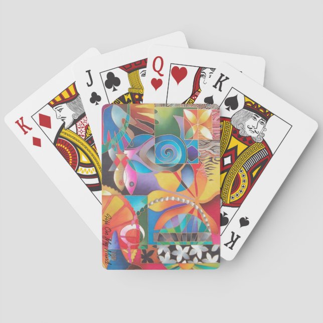 BARAJA DE CARTAS TARDE PACÍFICA (Reverso)