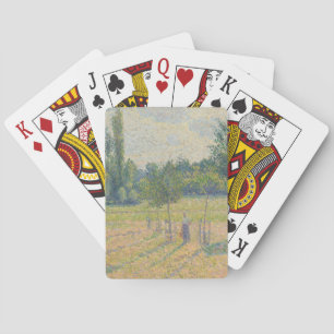 Baraja De Cartas "Tarde tardía en nuestro prado" - Camille Pissarro