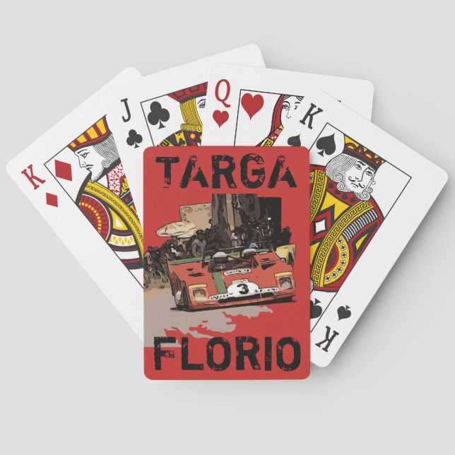 BARAJA DE CARTAS TARGA FLORIO RACE (Reverso)