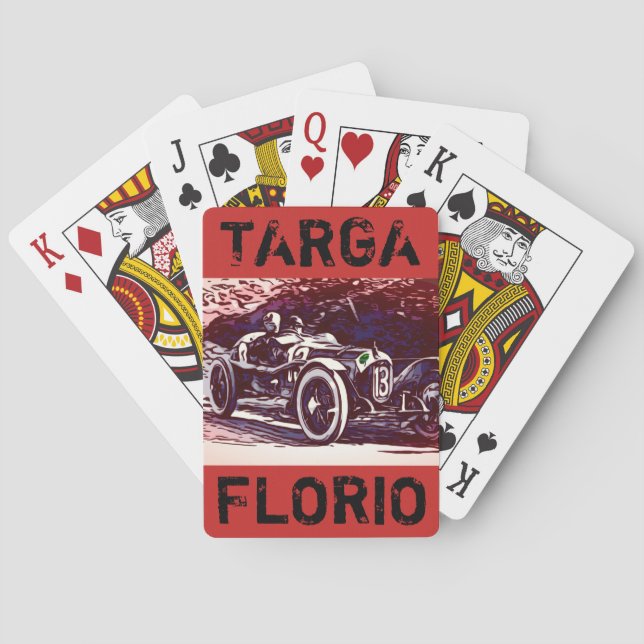 BARAJA DE CARTAS TARGA FLORIO RACE (Reverso)