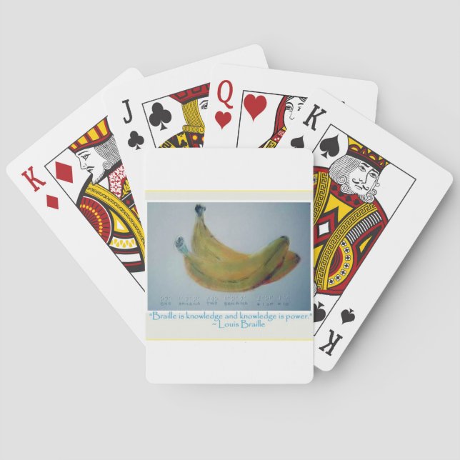 Baraja De Cartas Tarjeta Braille #2 (Reverso)