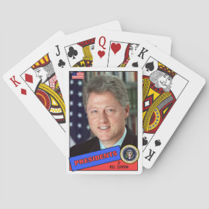 Baraja De Cartas Tarjeta de béisbol de Bill Clinton