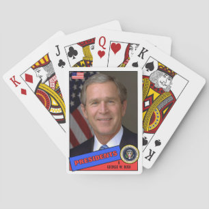 Baraja De Cartas Tarjeta de béisbol de George W. Bush