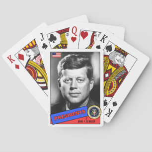 Baraja De Cartas Tarjeta de béisbol de John F. Kennedy