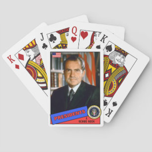Baraja De Cartas Tarjeta de béisbol de Richard Nixon