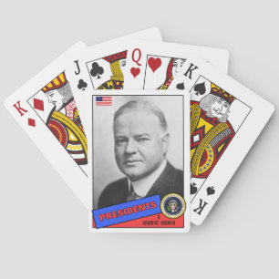 Baraja De Cartas Tarjeta de béisbol Herbert Hoover