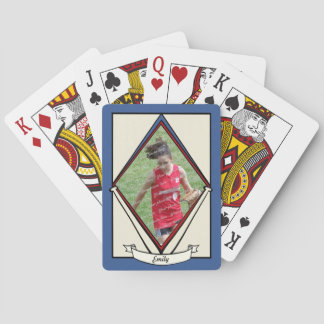 Baraja De Cartas Tarjeta de béisbol vintage con foto