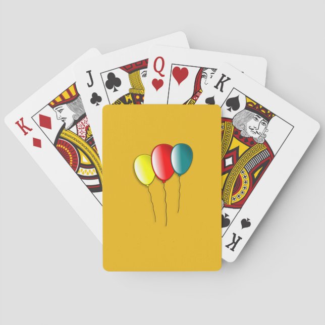 Baraja De Cartas Tarjeta de juego Ballons (Reverso)