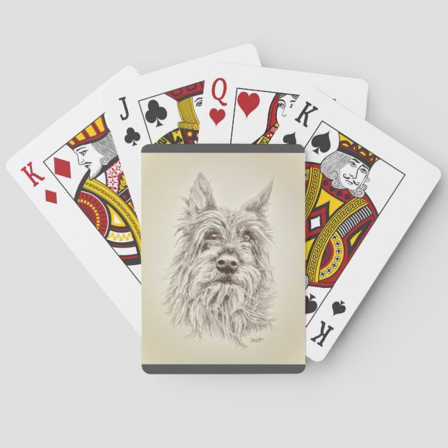 Baraja De Cartas Tarjeta de juego Berger Picard (Reverso)