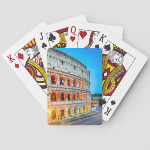 Baraja De Cartas Tarjeta de juego Colosseum Rome Italia