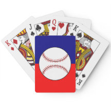 Tarjeta de juego con logotipo de béisbol de KRW