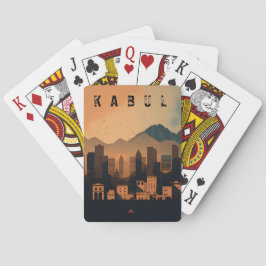 Baraja De Cartas Tarjeta de juego de Kabul City