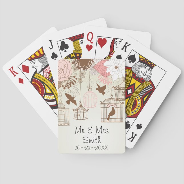 Baraja De Cartas tarjeta de juego de regalo de personalizado (Reverso)