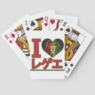 Baraja De Cartas Tarjeta de juego de reggae japonesa