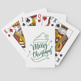 Baraja De Cartas Tarjeta de juego Feliz Navidad