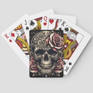 Baraja De Cartas Tarjeta de juego, juego de póquer - Calavera y Ros
