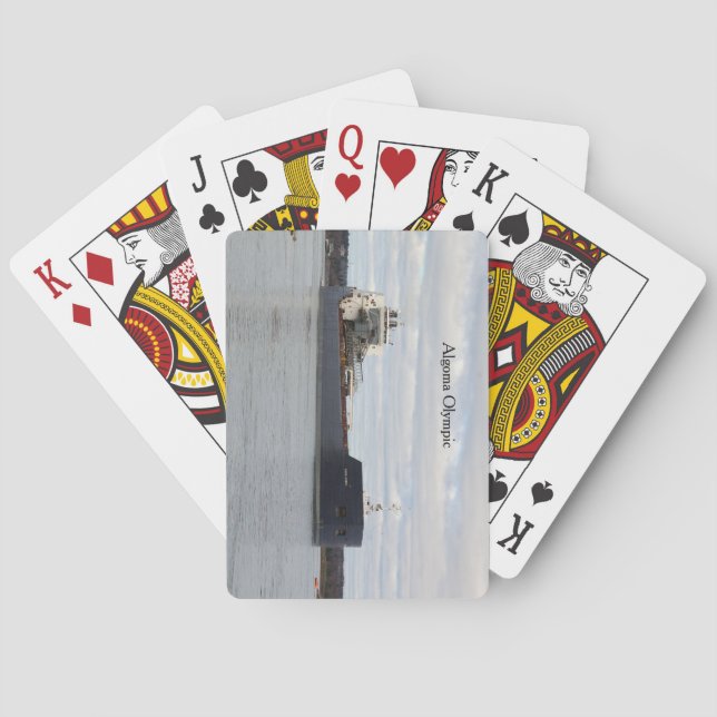 Baraja De Cartas Tarjeta de juego olímpica Algoma (Reverso)