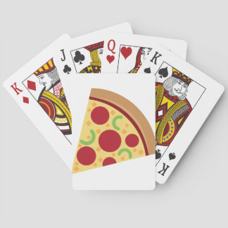 Baraja De Cartas Tarjeta de la pizza