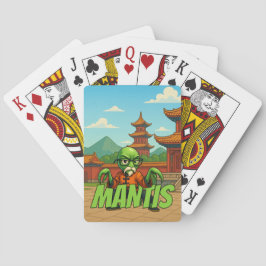 Baraja De Cartas Tarjeta de Mano de Látigo del Kung Fu de la Mantis