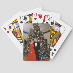 Baraja De Cartas Tarjeta de Navidad del presidente estadounidense B
