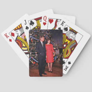 Baraja De Cartas Tarjeta de Navidad del presidente estadounidense J