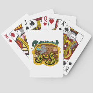 Baraja De Cartas Tarjeta de póquer de graffiti artístico