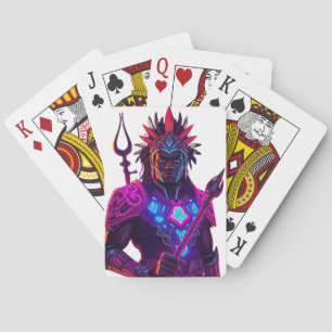 Baraja De Cartas Tarjeta de póquer de regalías neotribales