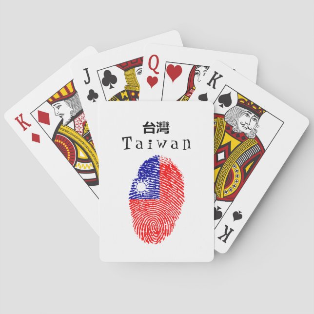 Baraja De Cartas Tarjeta de póquer de Taiwán (Reverso)
