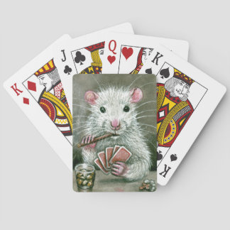 Baraja De Cartas Tarjeta de rata bebida alcohólica