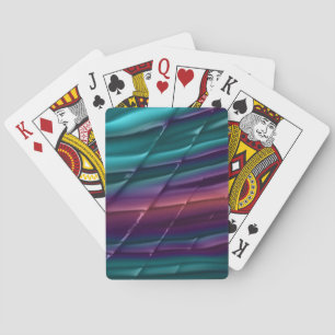 Baraja De Cartas Tarjeta de reproducción de color verde latente