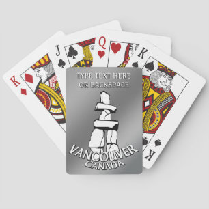 Baraja De Cartas Tarjeta de reproducción de Vancouver Personalizada