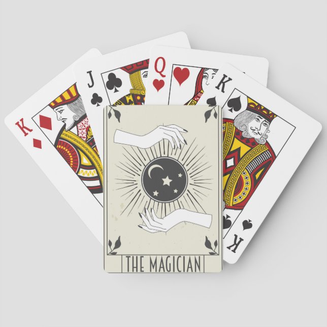 Baraja De Cartas tarjeta de reproducción mágica (Reverso)