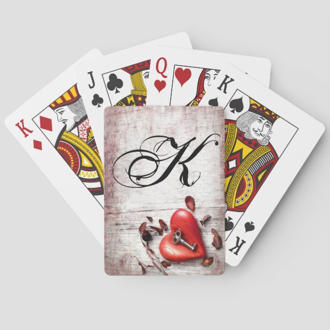 Baraja De Cartas Tarjeta de reproducción personalizada Clave de mad (Reverso)