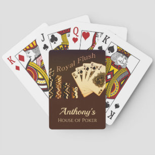 Baraja De Cartas Tarjeta de reproducción personalizada con tema de 
