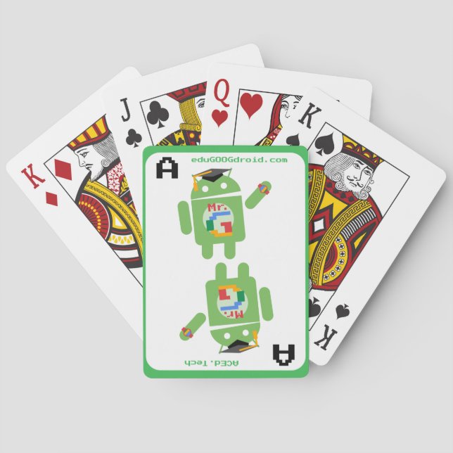 Baraja De Cartas Tarjeta de tecnología ACEd (Reverso)