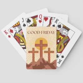 Baraja De Cartas Tarjeta de Viernes Santo