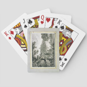 Baraja De Cartas Tarjeta de visita de Humphrey Repton, grabada por