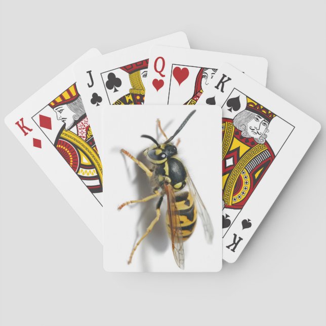 Baraja De Cartas Tarjeta divertida de juego para abejas - Wasp (Reverso)