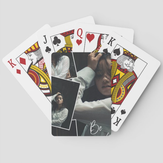 Baraja De Cartas Tarjeta elegante de recubrimiento de plástico (Reverso)