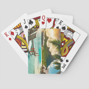 Baraja De Cartas Tarjeta Postal de Bora Bora (Bora Bora d)