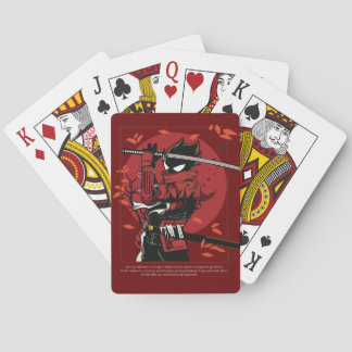 Baraja De Cartas Tarjeta Samurai Stickman
